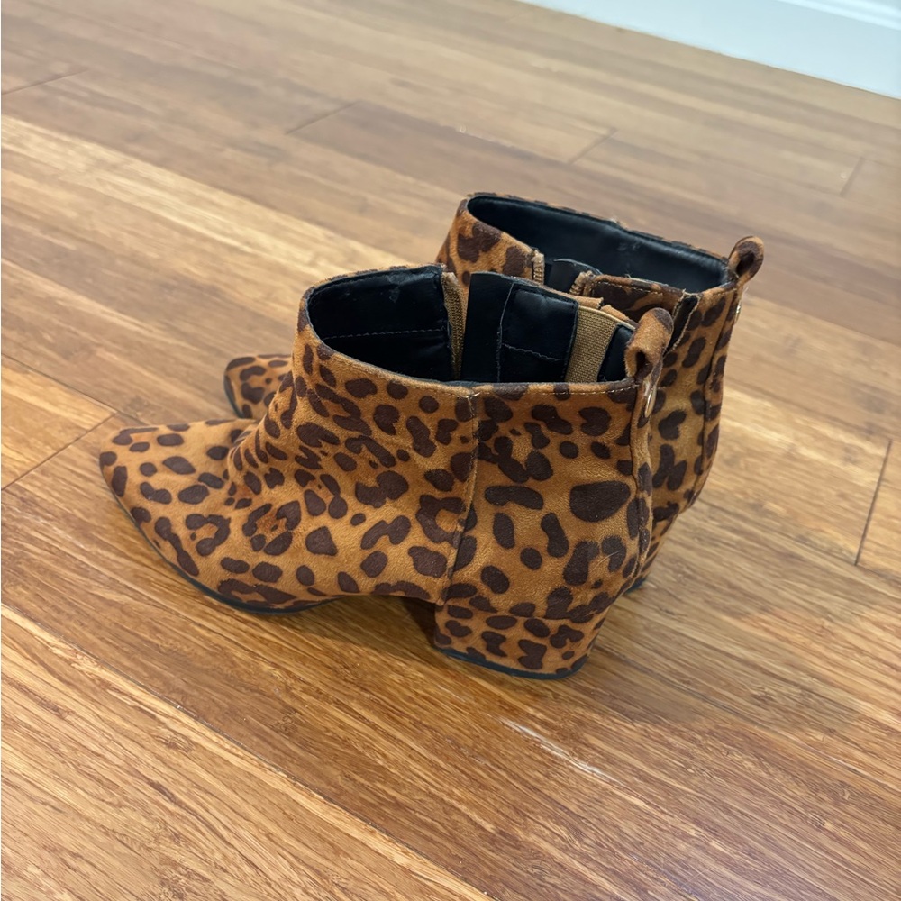 a new day Leopard Print Ankle Boots